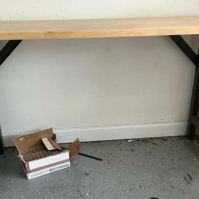 Gladiator Butcher Block Top Work Bench 