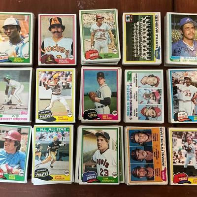 Early 1980’s Topps Baseball Cards - Murray, Fingers, Rose (K51)