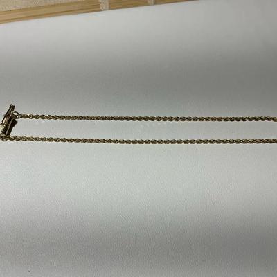 14kt Gold 9” Ankle Bracelet (2.2g) 