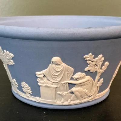 Wedgwood Blue White Jasperware Bowl