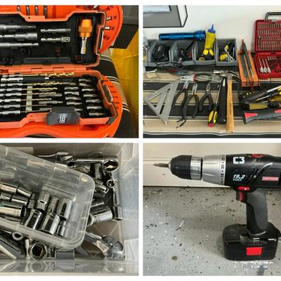 Handy Household Tool Collection - Drill Bits, Hammers & More