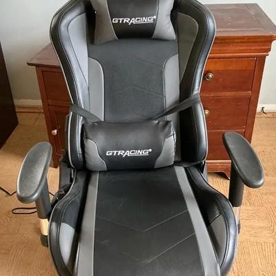 GT Racing Gaming Desk Chair Black