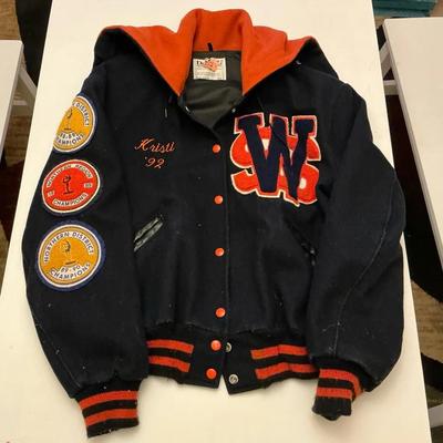 West Springfield High School Letterman Jacket 1992