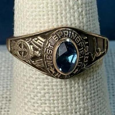 10k West Springfield High School 1992 Class Ring