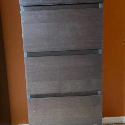 Ikea Malm Espresso 6-Drawer Chest of Drawers