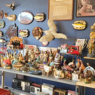 Sale Photo Thumbnail #13: Bar Signs and decanters