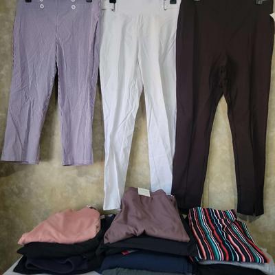 Women's Size M And L Stretch Pants