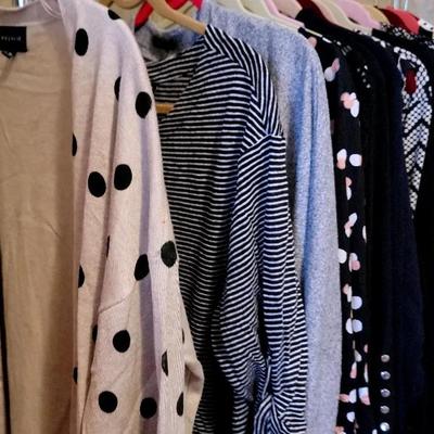 Women's Shades Of Black Tops and Sweaters 