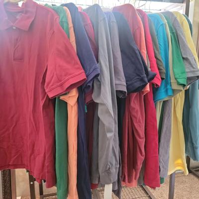 Men's Size L  Polo And Henley Shirts