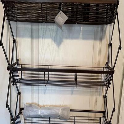 Over The Door Organizers With Three Baskets