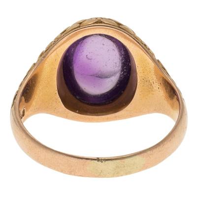 Sale Photo Thumbnail #445: Amethyst, 14k Yellow Gold Ring