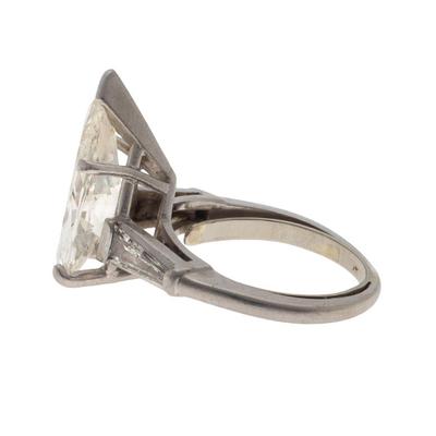 Sale Photo Thumbnail #563: Diamond, Platinum Ring