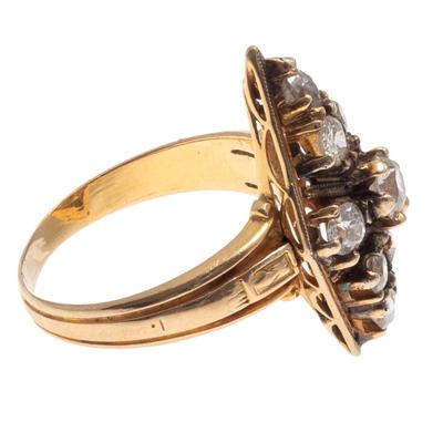 Sale Photo Thumbnail #307: Victorian Diamond, 18k Yellow Gold Ring