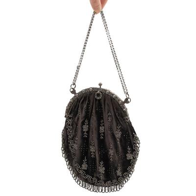 Sale Photo Thumbnail #589: Beaded Velvet Evening Bag