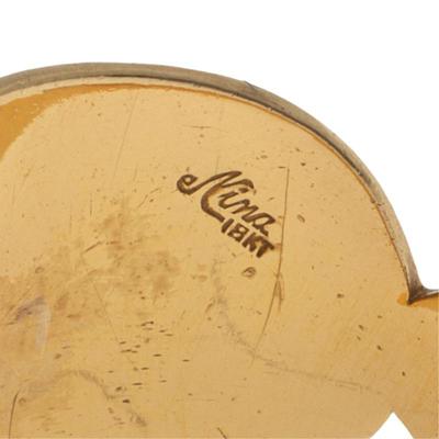 Sale Photo Thumbnail #575: Diamond, 18k Yellow Gold Ring