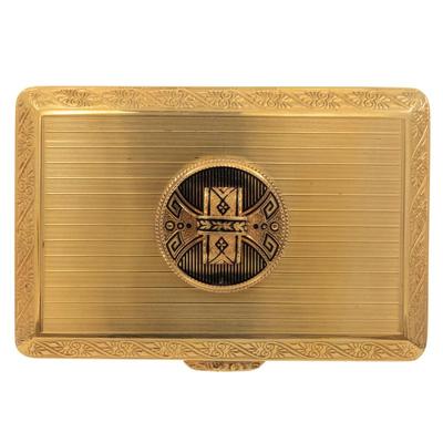 Sale Photo Thumbnail #584: Art Deco 14k Yellow Gold Box