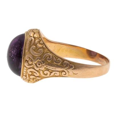 Sale Photo Thumbnail #443: Amethyst, 14k Yellow Gold Ring
