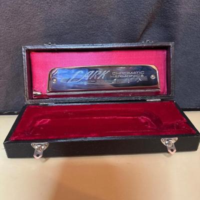 Vintage Lark Chromatic Harmonica