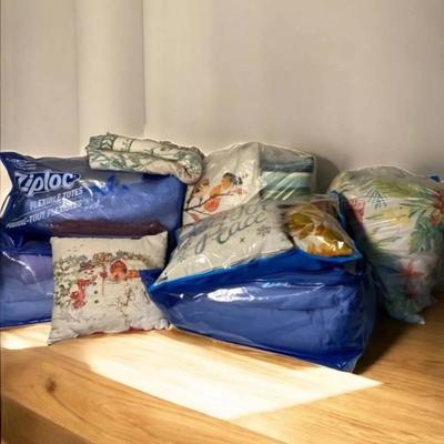 Large Collection Of Household Linens And Pillows 