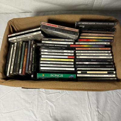Over 45 CDs- Frank Sinatra, Josh Groban, Classical Music