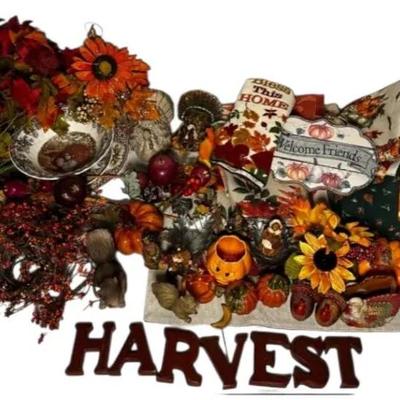 Huge Thanksgiving assortment. Everything you need for holiday decorating.