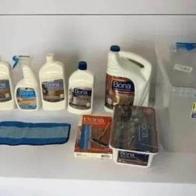 Box Of Cleaning Supplies 