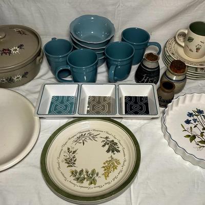 Assortment Of Kitchen Essentials - stoneware, Corell, and others