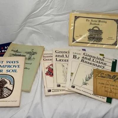 Antique Gardening Books