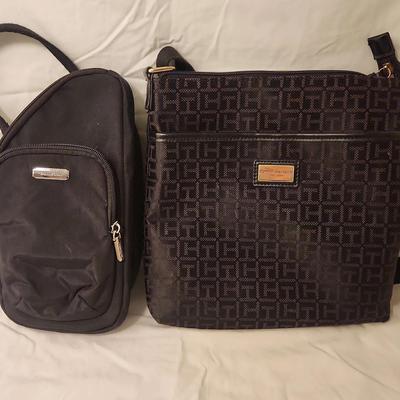 Tommy Hilfiger & Travelon Black Crossbody Bag Set