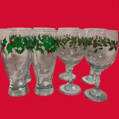 Holiday Wine Glasses, Mugs, Cups 