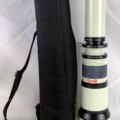 Opteka Long Telephoto Lens – Includes Carry Case