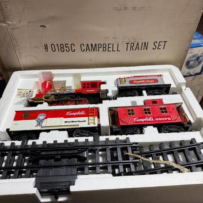 Campbell’s Soup Train Set. New Old Stock.
