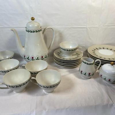 Bavarian Winterling Tea Service 