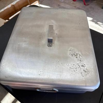 U.S. Military Aluminum Food Carrier – Dual Marked US Nash & Bloomfield