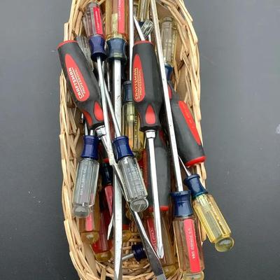 Craftsman Screwdriver Lot – Multiple Nearly Complete Sets – Phillips & Flathead