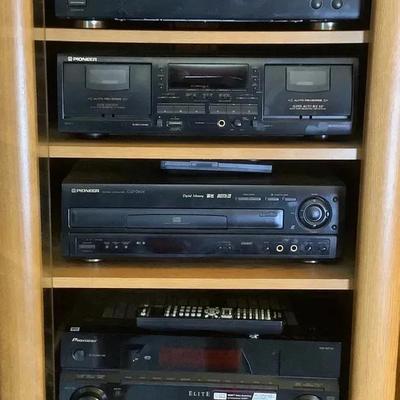 Pioneer Complete Home Audio Entertainment System – 490W Receiver, 100disc CD Changer, Dual Tape Deck