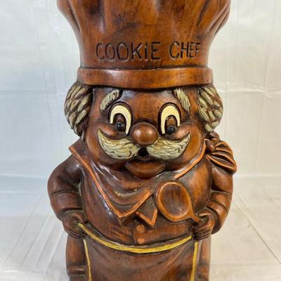 Vintage Treasure Craft USA Chef Cookie Jar – Figural Ceramic