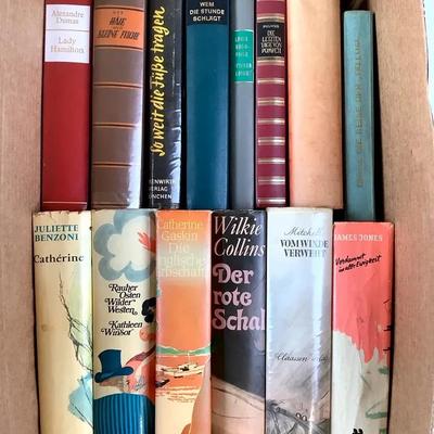 Vintage German Hardback Books Lot – Literary & Fiction Titles