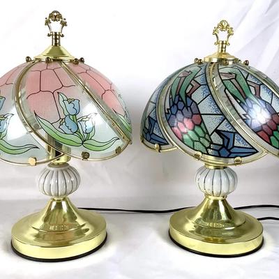 Two Vintage Touch Lamps
