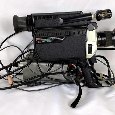 Vintage Panasonic Color Video Camera w/ Power Supply – Untested Recording