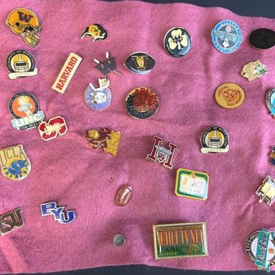 25+ College Souvenir Pins * UW * Final Four * Harvard and more 