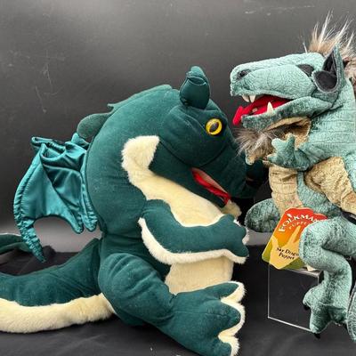 Like New Folkmanis Large Dragon Puppets * Sky Dragon 