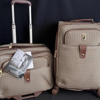 LONDON FOG Carryon & Small Rolling Suitcases * Chelsea Lites Collection 