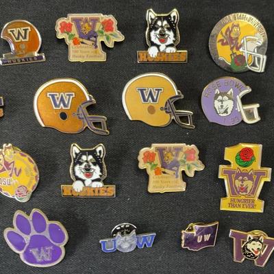 Uw Football Rose Bowl And Huskies Trading Pins