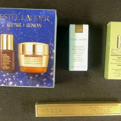 Estée Lauder Crèmes * Clinique Lotion * stila Lipstick