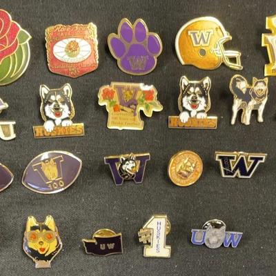 Uw Husky Football And Rose Bowl Pins
