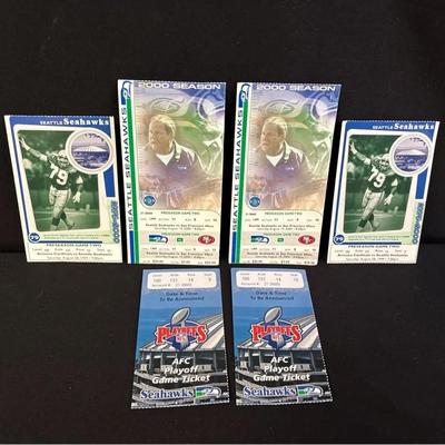 1999 and 2000 Seahawks Preseason * AFC Playoff Tickets 