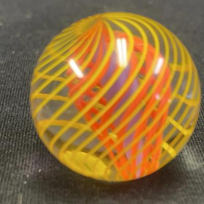 Art, Glass Heart And Two Spheres