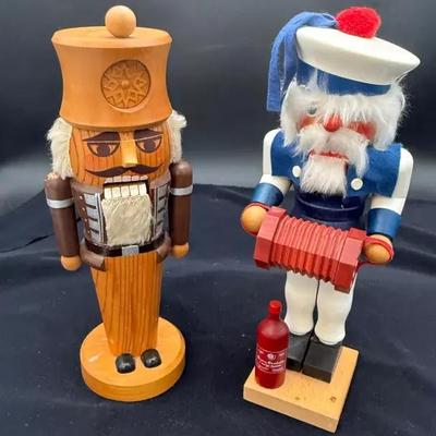 2~ Vintage Nutcrackers * Sailor From West Germany * ‘Natural King’ Made In East Germany 