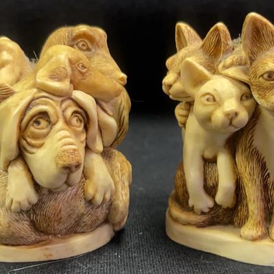 Harmony Kingdom Pet Parade Set Of 4 Keepsake Trinket Boxes